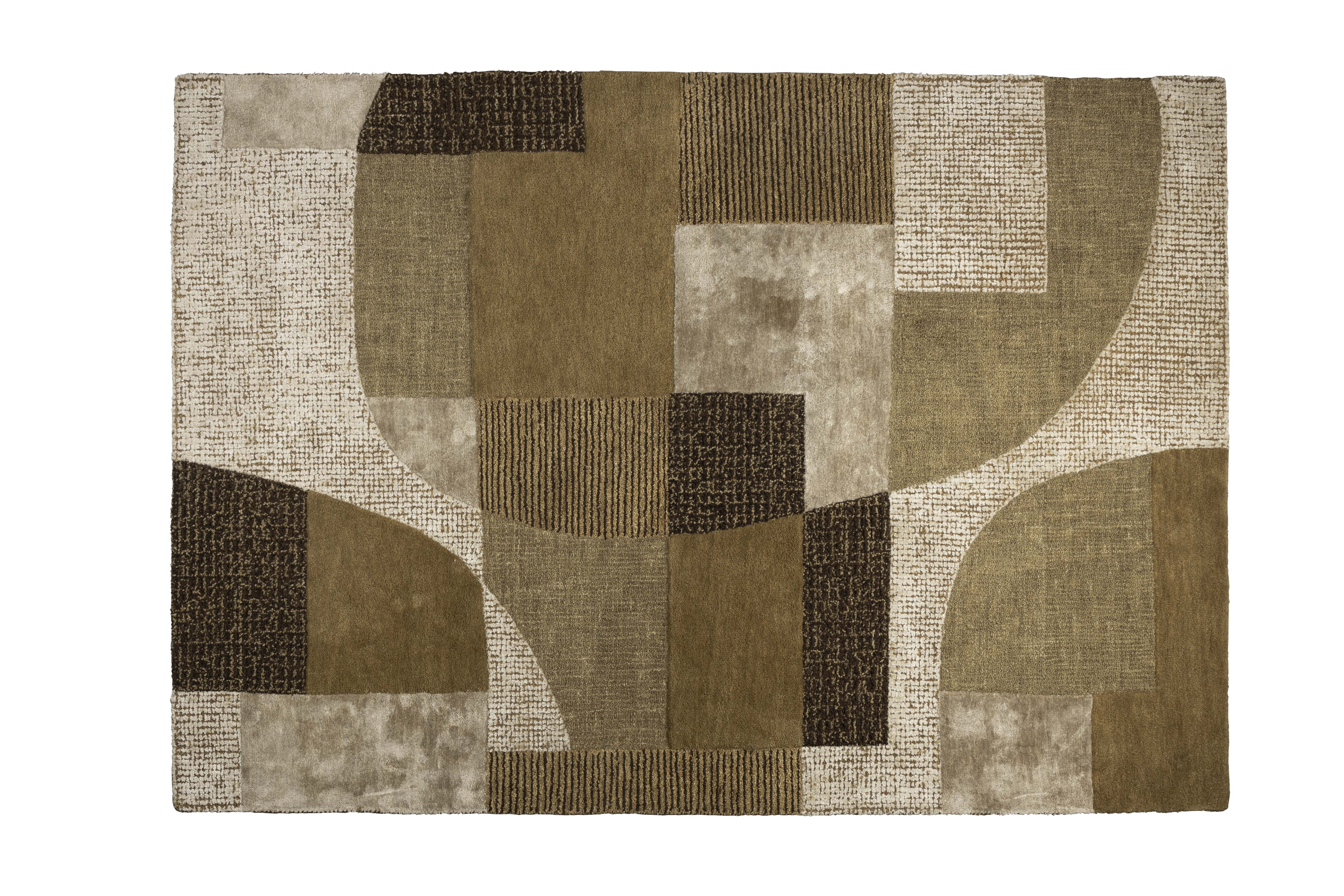 Silvan Vloerkleed 200x300 Olijfgroen